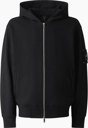 Moose Knuckles Mens Hartsfield Zip Hooded Top Black - Size: 40