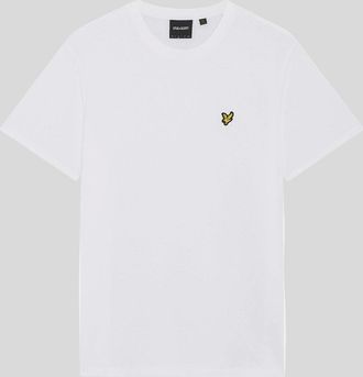 Lyle & Scott Lyle And Scott Mens Textured Jacquard T-Shirt - White - Size: 44/Regular
