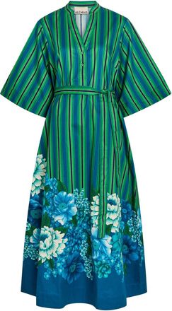 Alemais Alemais Margo Striped Cotton-poplin Midi Dress - Multicoloured - 16 (UK16 / XL)