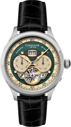 Earnshaw Baron Green Dial Mens Watch ES-8187-03