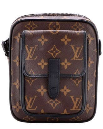Louis Vuitton Christopher Wearable Wallet Macassar Monogram (Authentic Pre- Loved)