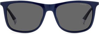 Polaroid PLD 4145/S/X Polarized PJP/M9 Mens Sunglasses Blue Size 55
