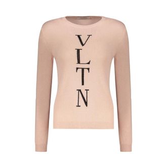 Valentino WomenS Light Pink Wool Sweater, Size 42