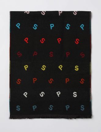 Paul Smith Sciarpa Paul Smith in lana con logo jacquard