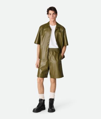 Bottega Veneta Leather Nappa Shorts - Bottega Veneta