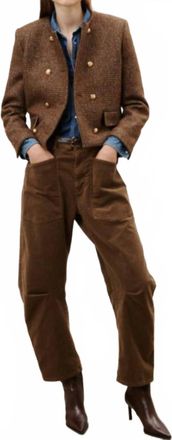 Nili Lotan Shon Pant In Brunette