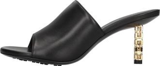 Givenchy G Cube Leren Mules - Dames - Muiltjes - Zwart - 35 EU - Leer - Schoenen