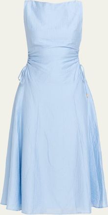 Anna Quan Mai Satin Midi Dress