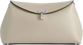 Toteme Toteme T-Lock-Clutch aus Leder
