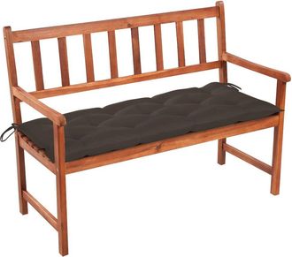 vidaXL Garden Bench with Cushion 47.2 Solid Acacia Wood 3791