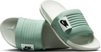 Nike Womens Offcourt Adjust Slides in Green | DV1033-300