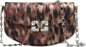 Ganni Lulu Crossbody - Dames - Schoudertassen - Veelkleurig - ONE Size - Polyester - Tassen