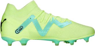 Puma Future Pro FG/AG 107171-03 Mens Yellow Peppermint Low Top Soccer Cleats