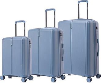 Dukap Dukap 3Pc Airley Lightweight Expandable Hardside Spinner Luggage Set