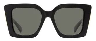 Gucci GG2039S Tapered Square Cat-Eye Sunglasses - Black