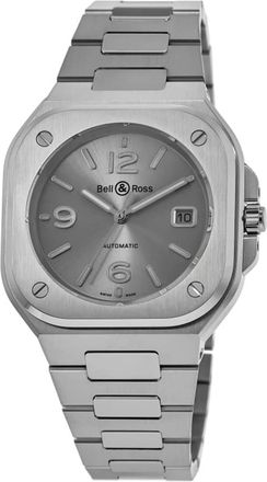 Bell & Ross BR 05 Grey Dial Stainless Steel Mens Watch BR05A-GR-ST/SST