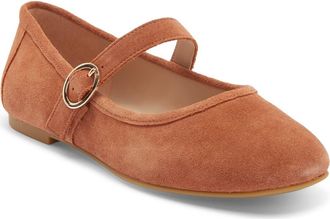 Stuart Weitzman Freya Mary Jane Flat in Saddle Brown at Nordstrom Rack, Size 7.5
