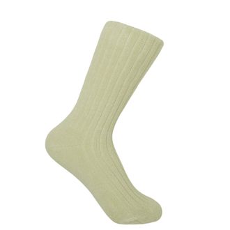 Peper Harow Ribbed Womens Bed Socks - Cream