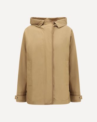 Moncler Hooded Jacket with logo patch Female 0