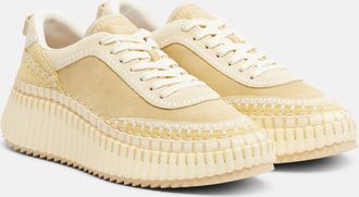 Chlo&eacute; Chlo&eacute; Nama suede platform sneakers