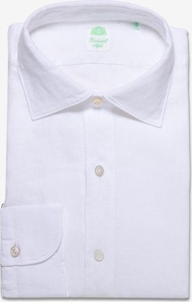 Finamore Leinen-Langarm-Hemd Luigi Gaeta Fit