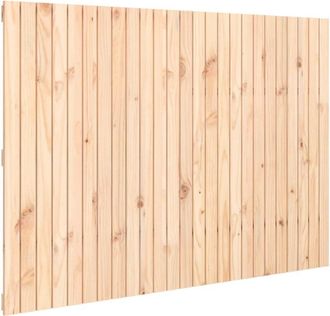 vidaXL Cabecero De Cama De Pared Madera Maciza De Pino 159,5x3x110 Cm Vidaxl
