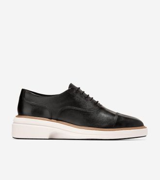 Cole Haan Womens &Oslash;riginal Grand Cityspectre Oxfords - Black Size 10.5