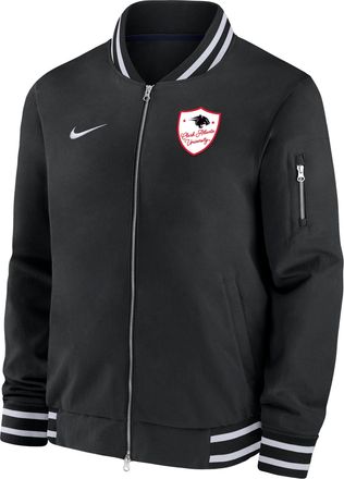 Nike Mens College (Clark Atlanta University) Bomber Jacket in Black | M62424CLAU25-BLK