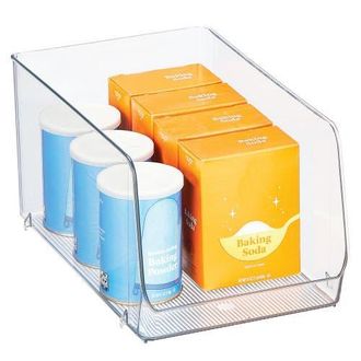 iDesign Clear Plastic Stackable Open Front Storage Bin at Nordstrom