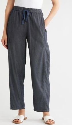 Eileen Fisher Ankle Lantern Cargo Pants in Denim at Nordstrom Rack, Size Xx-Small