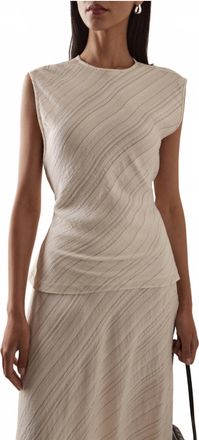 Proenza Schouler Trina Top In Cream Black