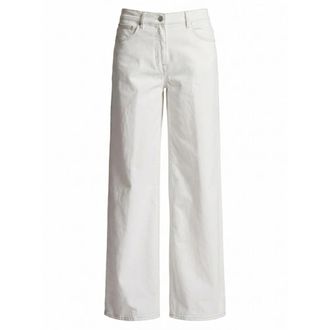 PESERICO Pantalone Donna - female - Peserico - Wide Trousers - White - 2XS - Trousers