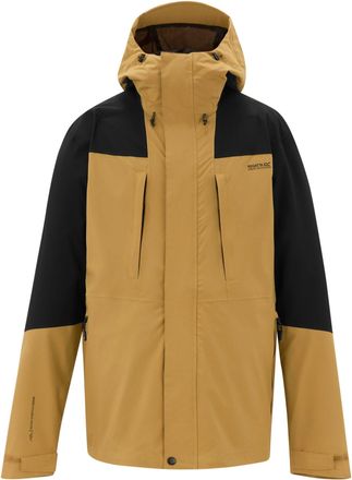 Regatta Mens Freesdale Waterproof Jacket (Wood Brown/Black) - Yellow/Black - Size X-Large