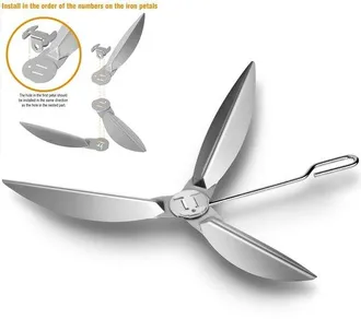 OEM Kit De Sistema De Limpieza De Un Solo Toque De 47 Cm (18-1/2) Para Hornos Weber Kettle - Reemplaza Las Piezas Del Horno Weber 7443 - Plateado