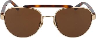 Calvin Klein Zonnebril - Heren - Zonnebrillen - Bruin - 54 MM - Accessoires