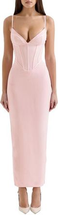 House of CB Romy Corset Maxi Dress in Pinkesque at Nordstrom, Size X-Large A