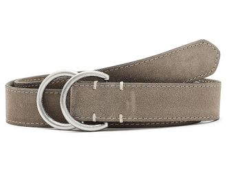 Johnnie-O O Ring Suede Mens Belts Mink : 2XL, Leather/Suede