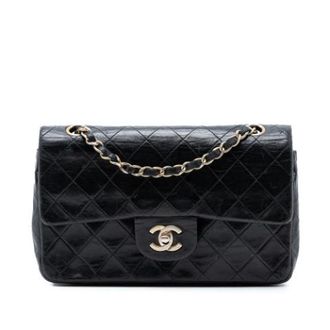 Chanel Pre-owned Double Flap Shoulder Bag - Dames - Pre-owned - Zwart - Maat: ONE Size Leer