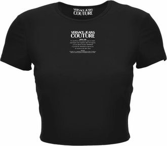 Versace Jeans Couture T-shirts en Polos - Dames - T-shirts - Zwart - XS - Tops