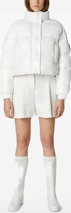 Save The Duck Piumino con applicazione - Bianco