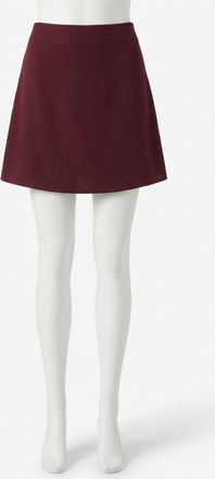 Z Supply Chablis Mini Skirt In Merlot