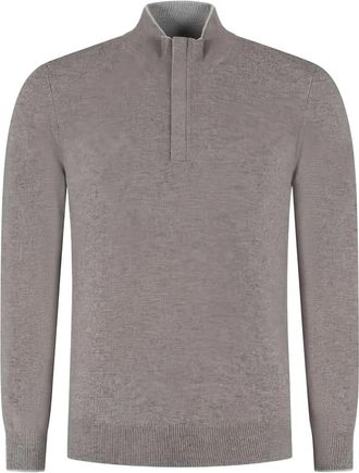 Gran Sasso Maglione con zip - Toni neutri