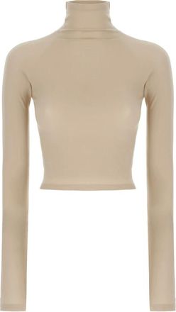 Alaia Mujer, Camisetas, Beige, Talla: S