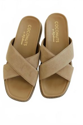 Matisse Footwear Womens Hannah Slip-On Sandal In Tan