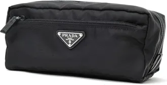 Prada Black Nylon Pouch Wash Bag (Pre-Owned)