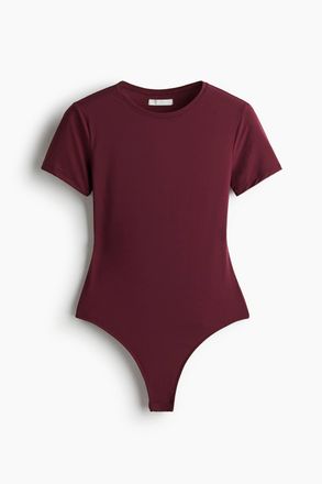H&M Body aus Mikrofaser mit Kurzarm - Red