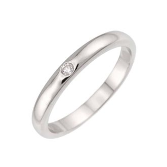 Tiffany & Co. Silver Platinum 950 Band Ring (Pre-Owned)