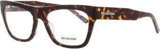 Balenciaga Unisex Brown Square Eyeglass Frames Bb0308O
