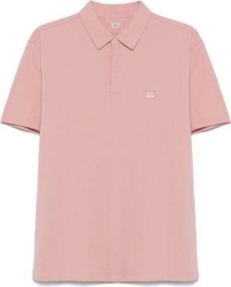 C.P. Company Logo-Patch Polo Shirt