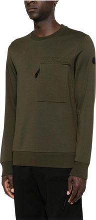 Moncler Sweatshirts - Heren - Sweatshirts - Groen - L - Hoodies & sweatvesten